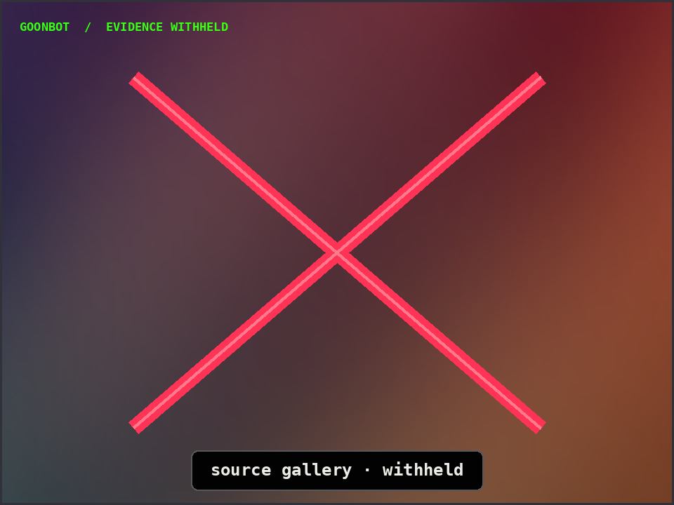 Abstract X-over-blur gallery placeholder; no leak host, handle or source media.